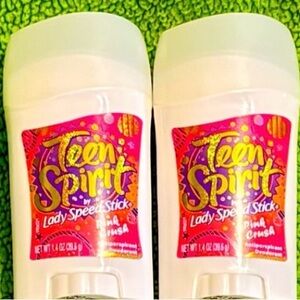 2X LADY SPEED STICK:TEEN
SPIRIT:PINKCRUSH:Antiperspirant-Deodorant.